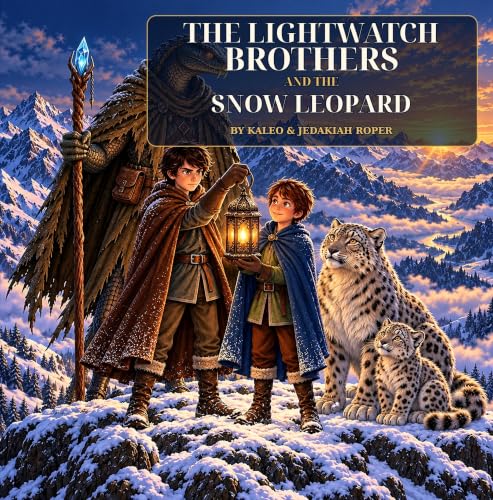 Published cover of The Lightwatch Brothers and the Snow Leopard by Kaleo and Jedakiah Roper
