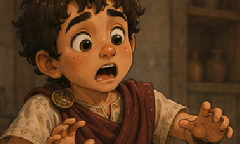 Steve yelling at Kynthos